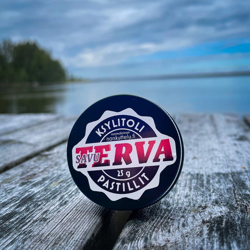 Savuterva ksylitolipastilli - Taskurasiassa 25 g